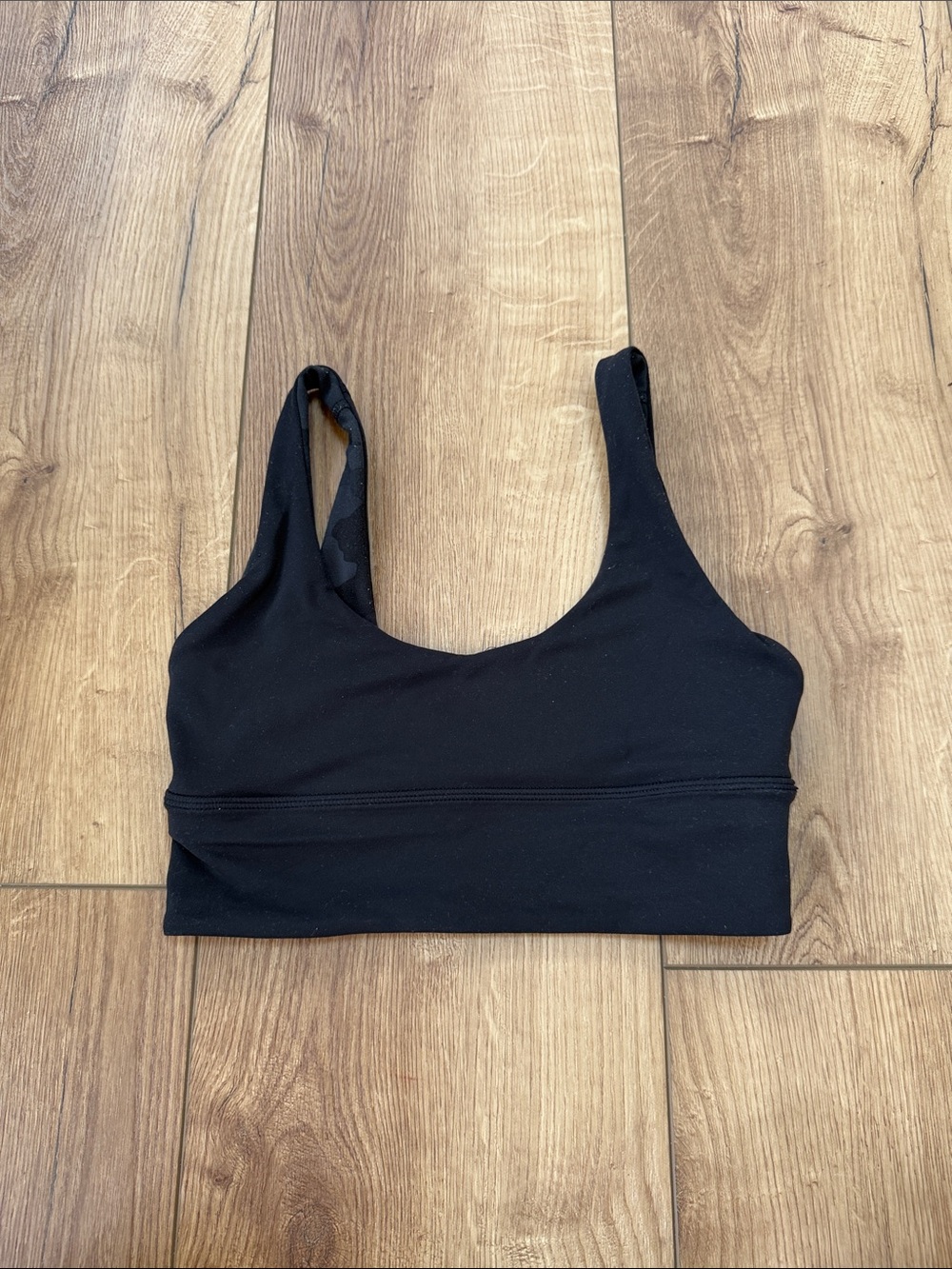 lululemon athletica Black Scoop Support Sports Bra